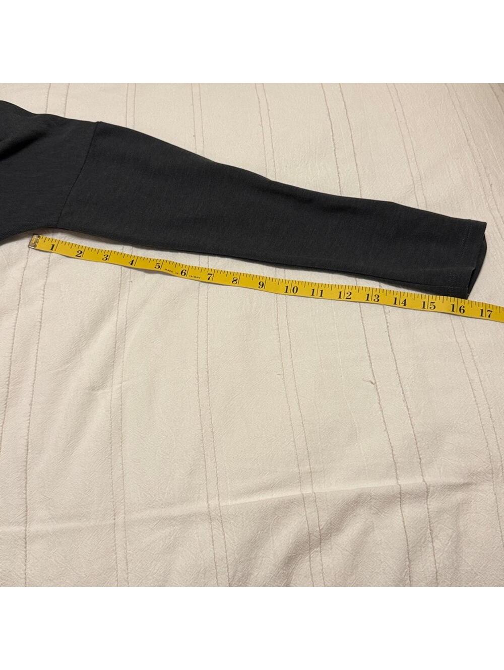 REI Cooperative Long Sleeve Crew Neck Top Charcoal Gray Women's Small - Picture 6 of 6